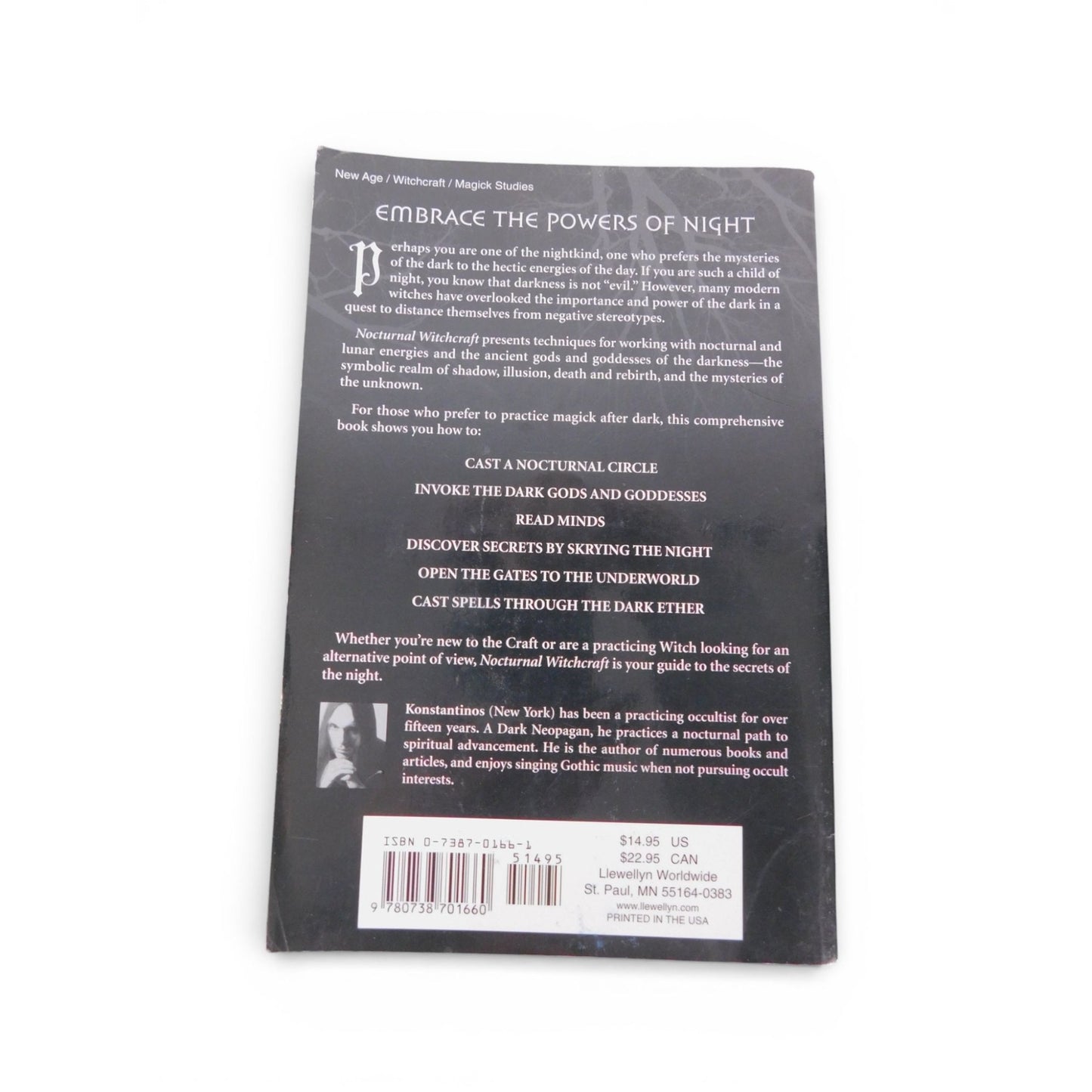 Nocturnal Witchcraft Magick After Dark Konstantinos Occult PB