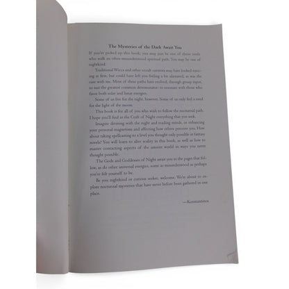 Nocturnal Witchcraft Magick After Dark Konstantinos Occult PB