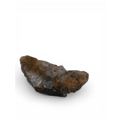 Raw Quartz Crystal Stone 0.53 Lb Iron Staining Polished Faces Altar Decor