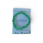 Green Aventurine Healing Bracelet For Balance & Inner Calm Stretchable Beaded Design Promotes Health & Harmony Elegant Gift Idea