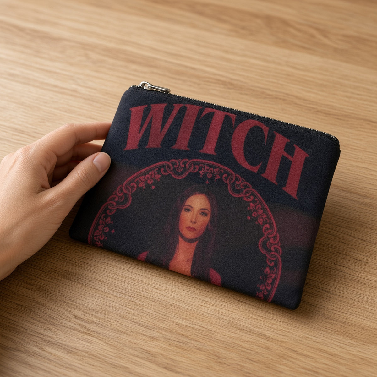 Love Witch Zipper Pouch Small Makeup & Travel Bag