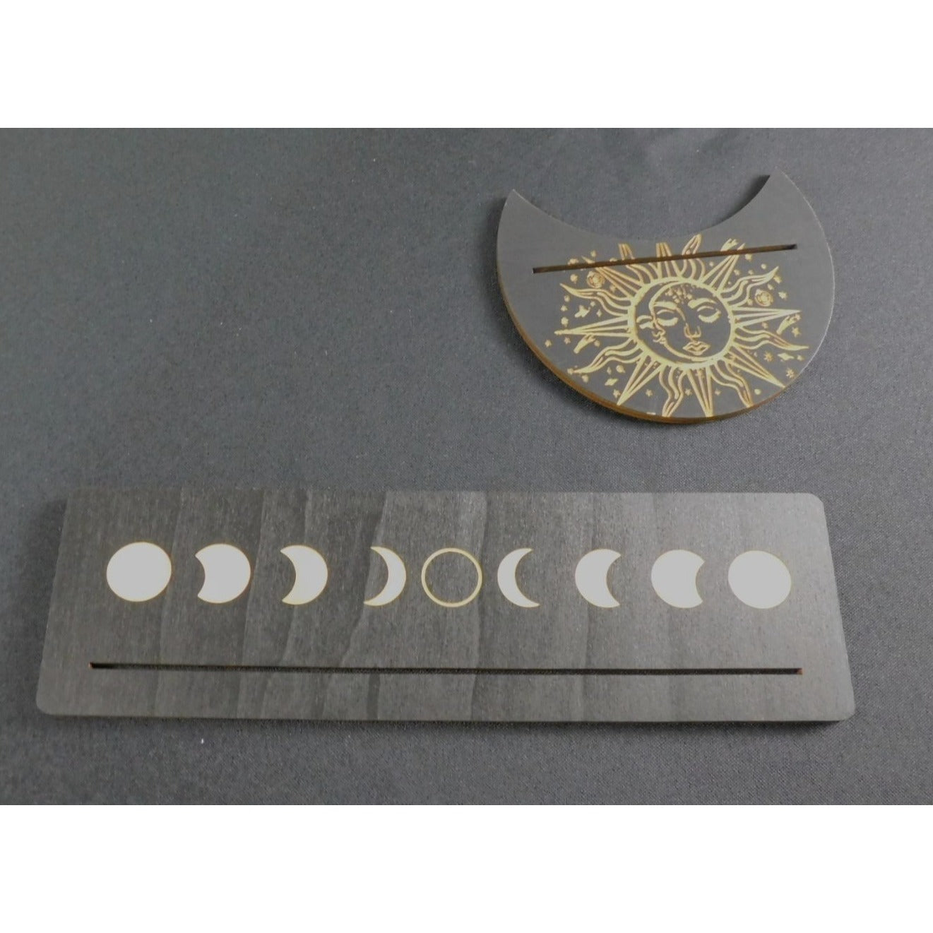 Sun & Moon Phase Tarot Card Display Stand Set