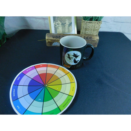 Come We Fly Disney Hocus Pocus Witch Silhouette Mug Black Coffee Tea