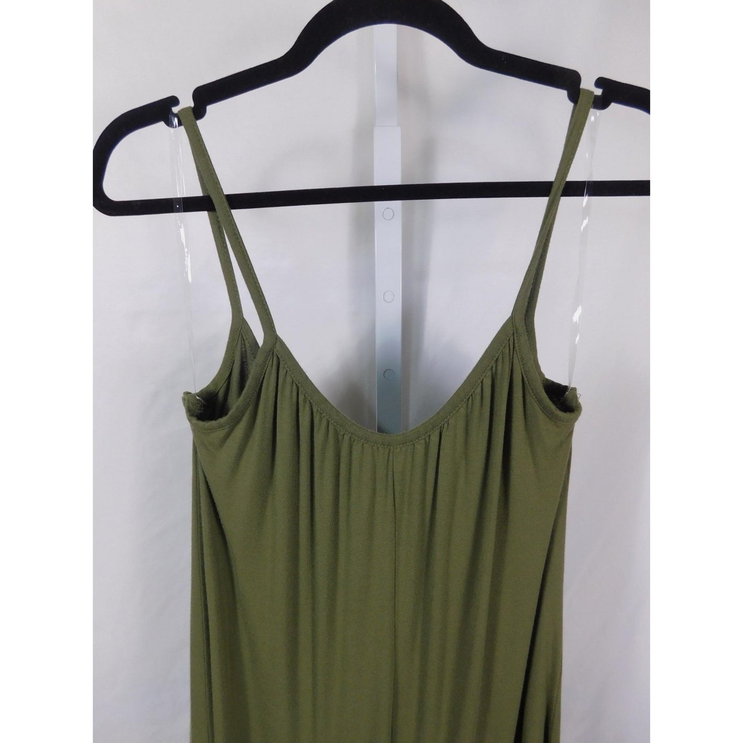 Kali Reve Olive Boho Jumpsuit M/L - Green - Excellent - Witchcore Earth