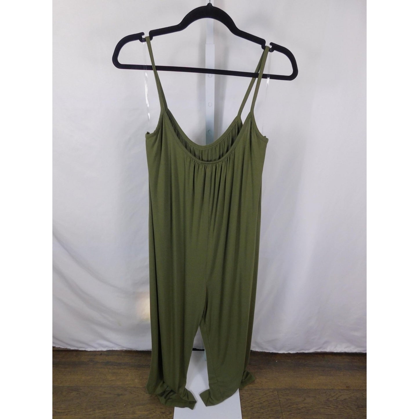 Kali Reve Olive Boho Jumpsuit M/L - Green - Excellent - Witchcore Earth