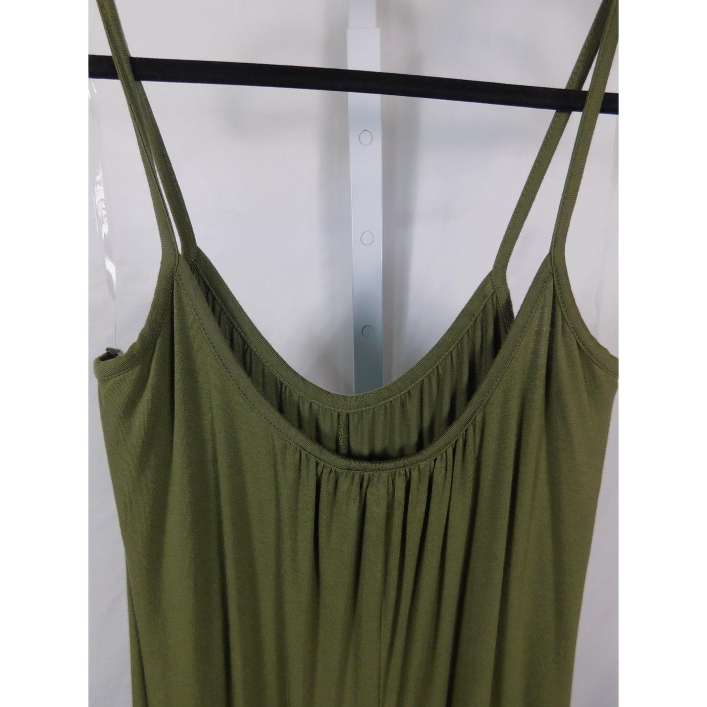 Kali Reve Olive Boho Jumpsuit M/L - Green - Excellent - Witchcore Earth