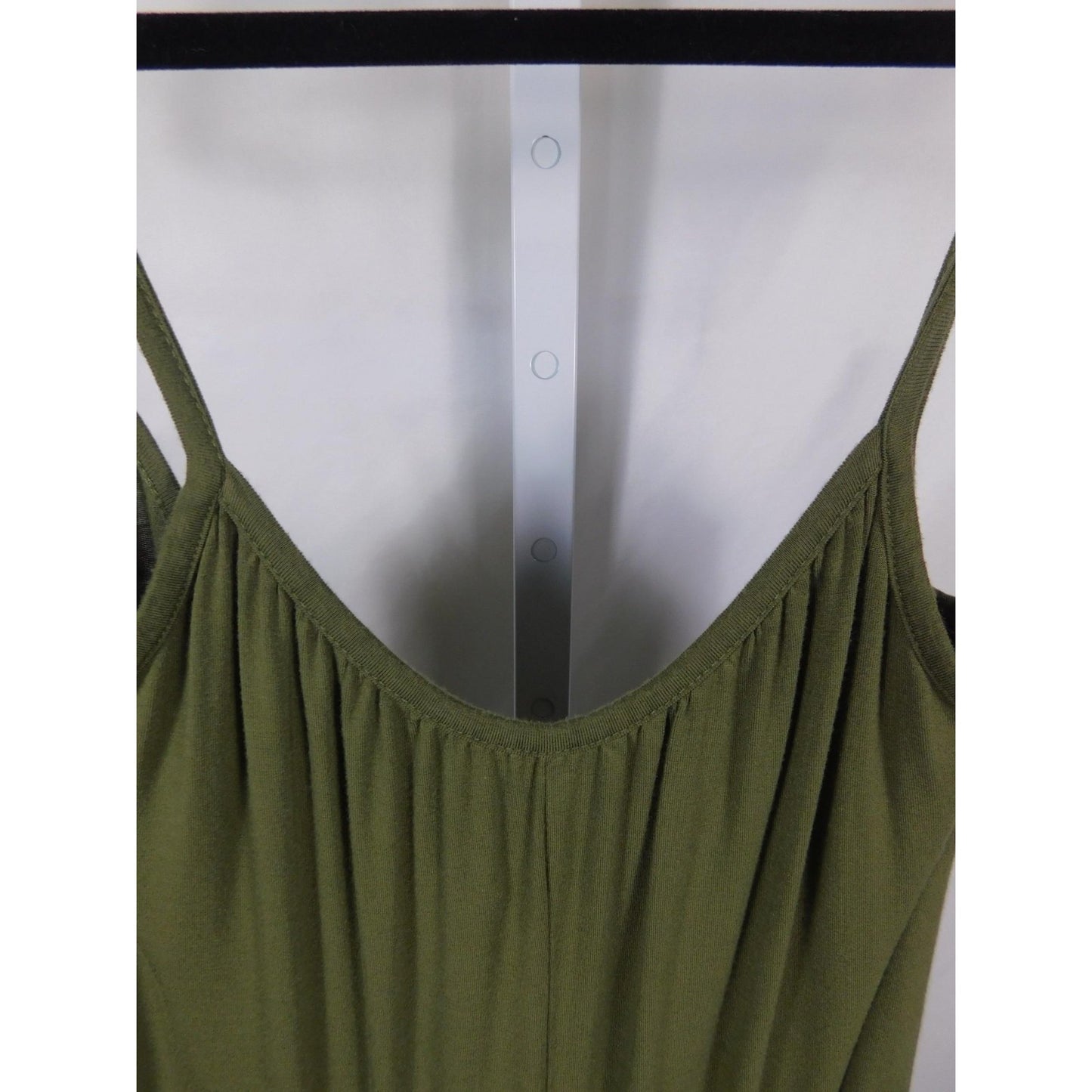 Kali Reve Olive Boho Jumpsuit M/L - Green - Excellent - Witchcore Earth