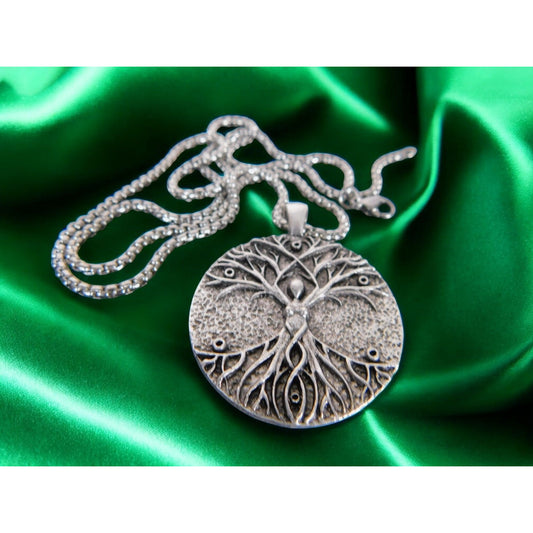 Celtic Tree of Life Pendant Necklace Sacred Symbol Spiritual Amulet