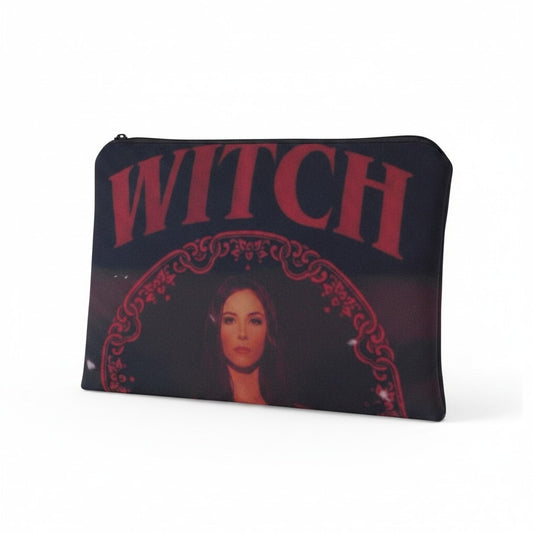 The Witch Black Cosmetic Bag Love Travel Makeup Zipper Pouch Witchy Halloween