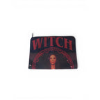 The Witch Black Cosmetic Bag Love Travel Makeup Zipper Pouch Witchy Halloween