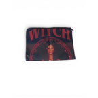 The Witch Black Cosmetic Bag Love Travel Makeup Zipper Pouch Witchy Halloween
