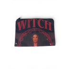 The Witch Black Cosmetic Bag Love Travel Makeup Zipper Pouch Witchy Halloween