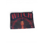The Witch Black Cosmetic Bag Love Travel Makeup Zipper Pouch Witchy Halloween