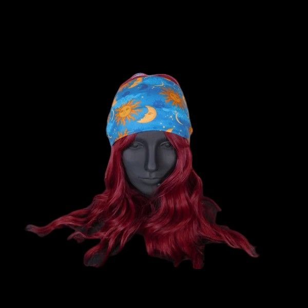 Sun & Moon Celestial Headband - Boho Festival Stretch - New