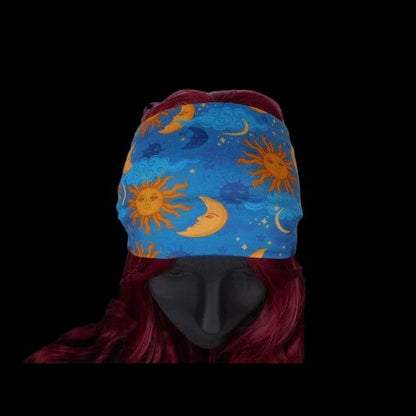 Sun & Moon Celestial Headband - Boho Festival Stretch - New