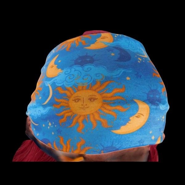 Sun & Moon Celestial Headband - Boho Festival Stretch - New