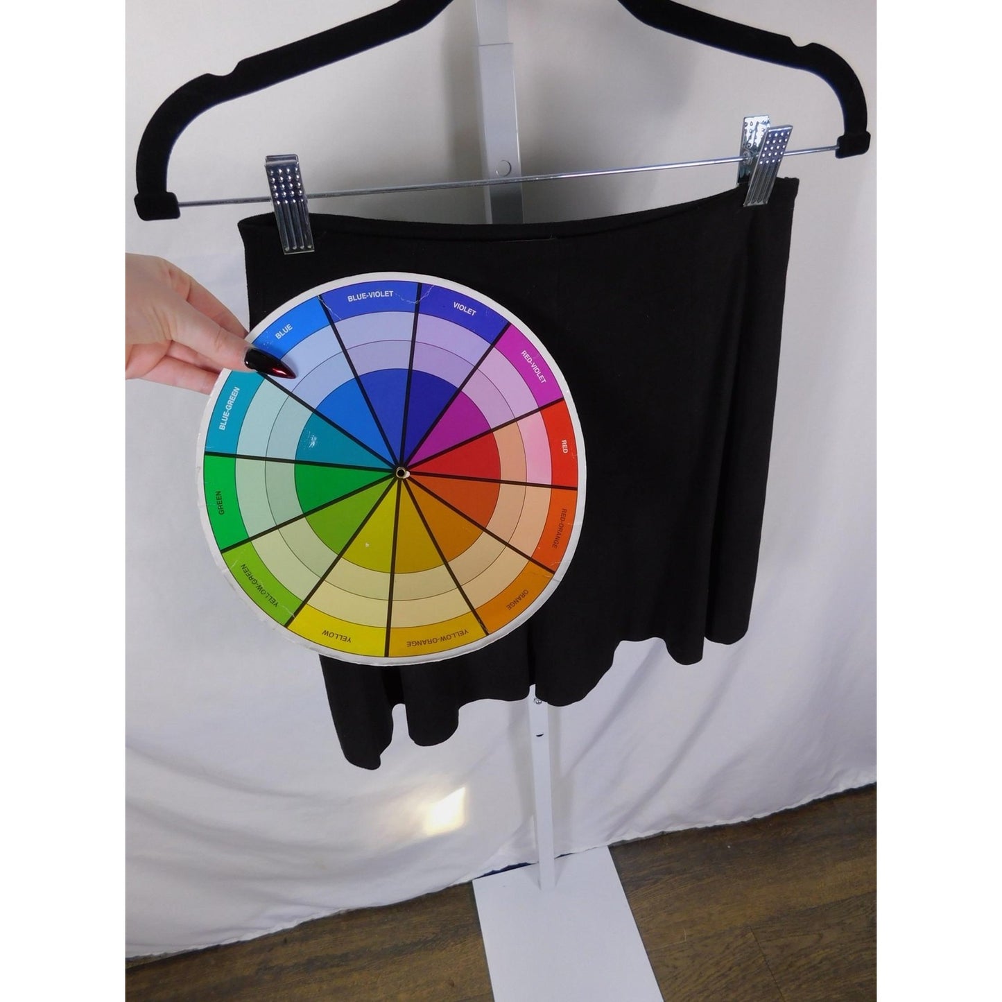 BB Dakota Black Faux Suede A-Line Mini Skirt 0 - Side Zip Stretch - Excellent