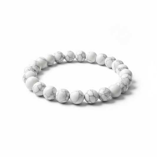 Howlite Calm & Focus Intention Bracelet