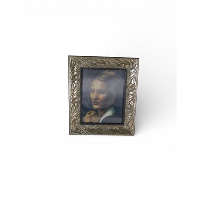 Vtg Lenticular Haunted Portrait Photo Shifting Image Decor 8x10 Framed