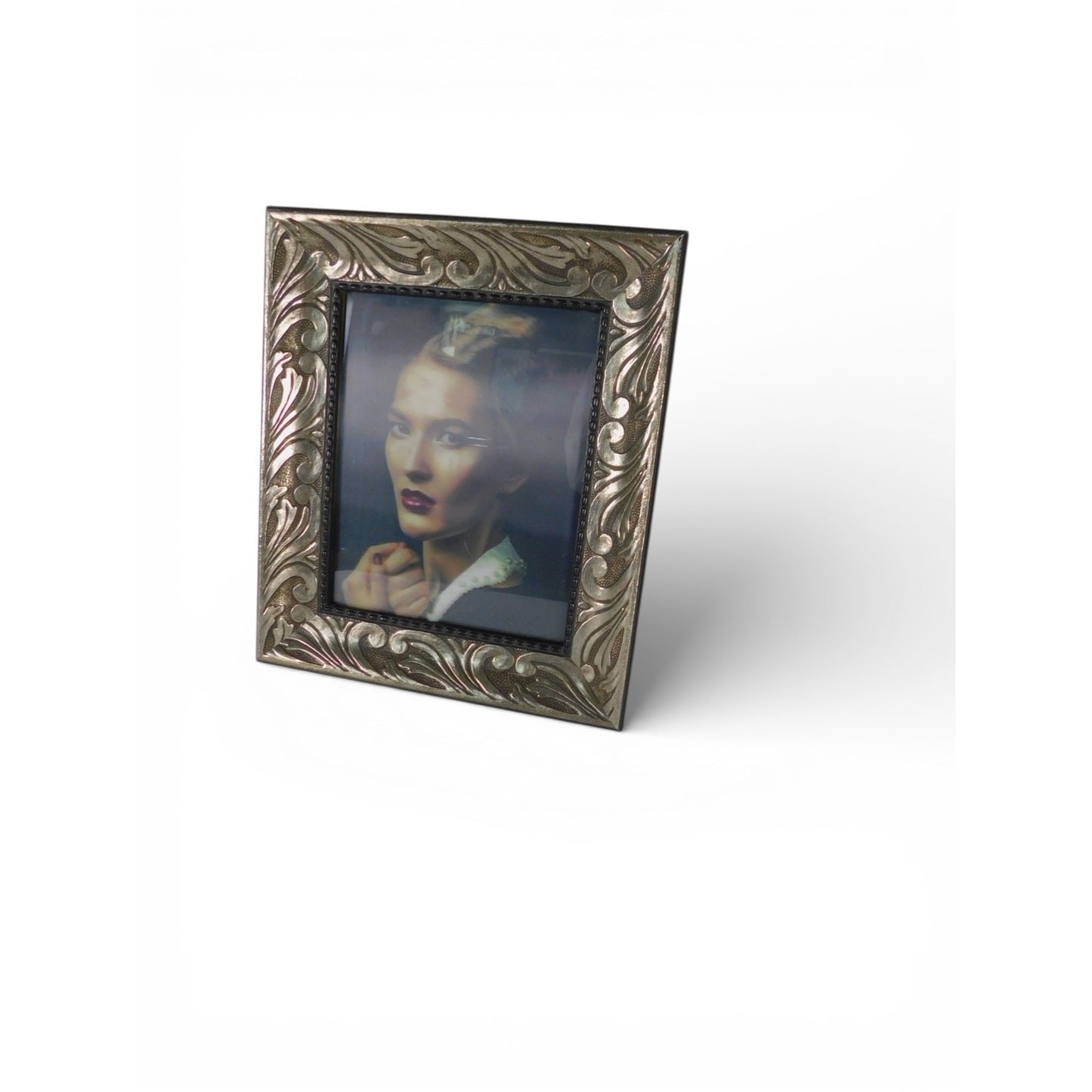 Vtg Lenticular Haunted Portrait Photo Shifting Image Decor 8x10 Framed