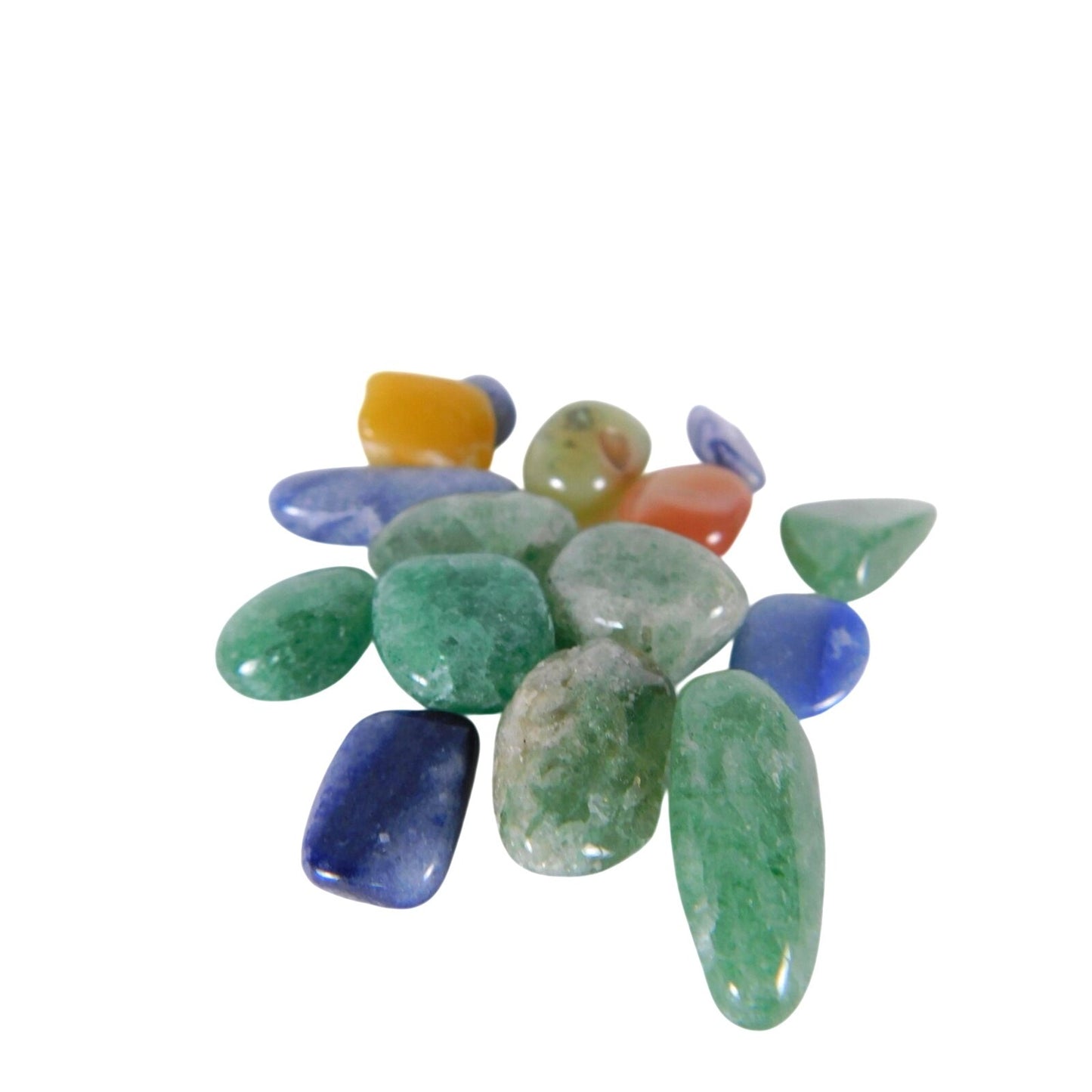 Mixed Tumbled Crystal Stone Lot 1.1 Oz Polished Mini Stones Altar Decor Craft Bowl Fill