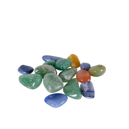 Mixed Tumbled Crystal Stone Lot 1.1 Oz Polished Mini Stones Altar Decor Craft Bowl Fill