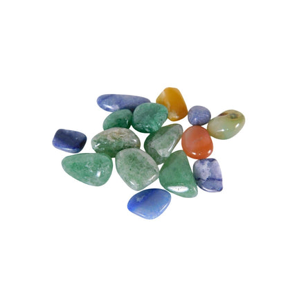 Mixed Tumbled Crystal Stone Lot 1.1 Oz Polished Mini Stones Altar Decor Craft Bowl Fill