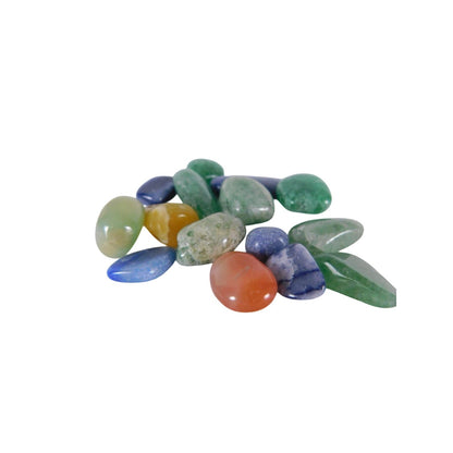 Mixed Tumbled Crystal Stone Lot 1.1 Oz Polished Mini Stones Altar Decor Craft Bowl Fill