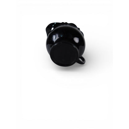 Vintage 1930s L.E. Smith Mt. Pleasant Black Amethyst Glass Creamer