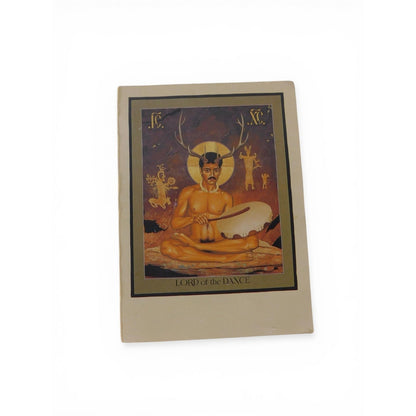 Vintage Lord Of The Dance Mythological Male Figure Fantasy Art Print 5x7