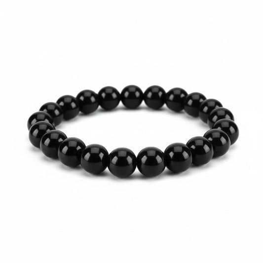 Obsidian Protection & Grounding Intention Bracelet