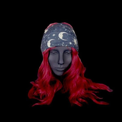Moon & Sun Celestial Headband - Dark Witchy Boho Stretch - New