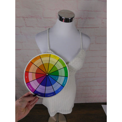 Forever 21 White Crochet Lace Mini S - Adjustable Straps - Excellent