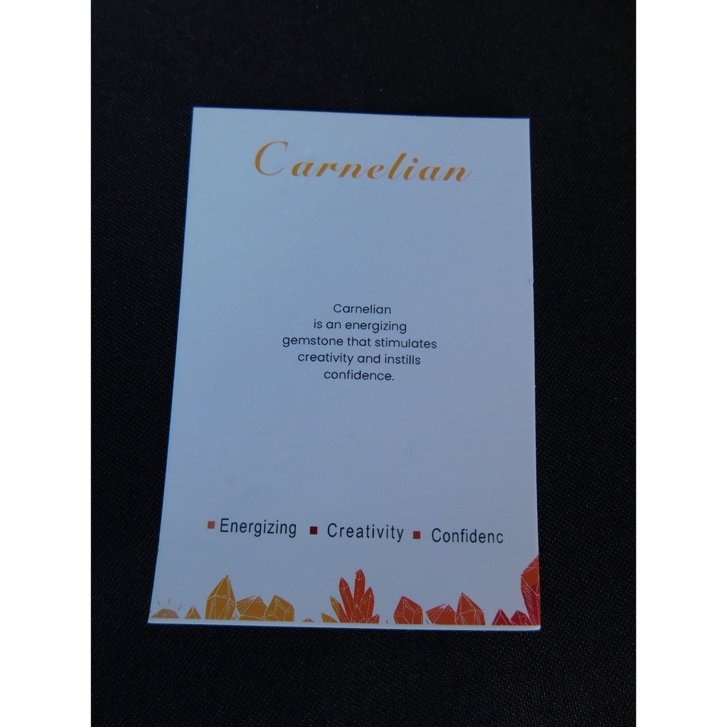 Carnelian Gemstone Bracelet Red Crystal Bead Stretch Unisex Energy Healing Jewel