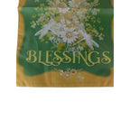Lammas Blessings Garden Flag 10x15 Summer Floral Green Polyester Outdoor Decor