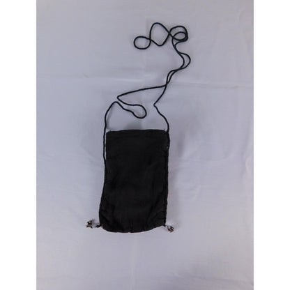 Boho Crossbody Bag Womens Mini Red Geometric Tassel Lined Vtg