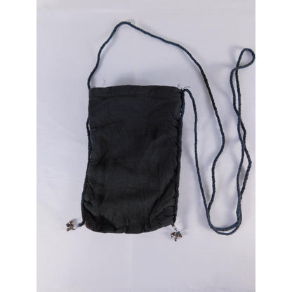 Boho Crossbody Bag Womens Mini Red Geometric Tassel Lined Vtg