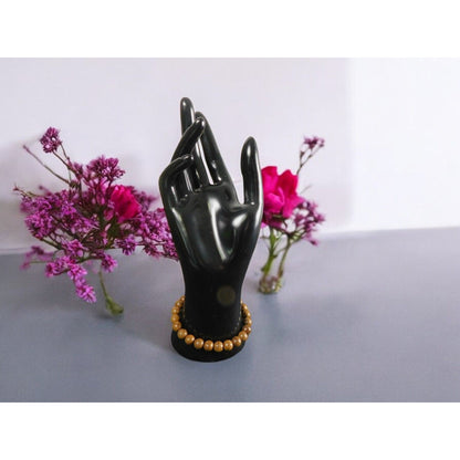 Christian Prayer Beads Bracelet 8mm Wood Cross - New - Witchcore Christian