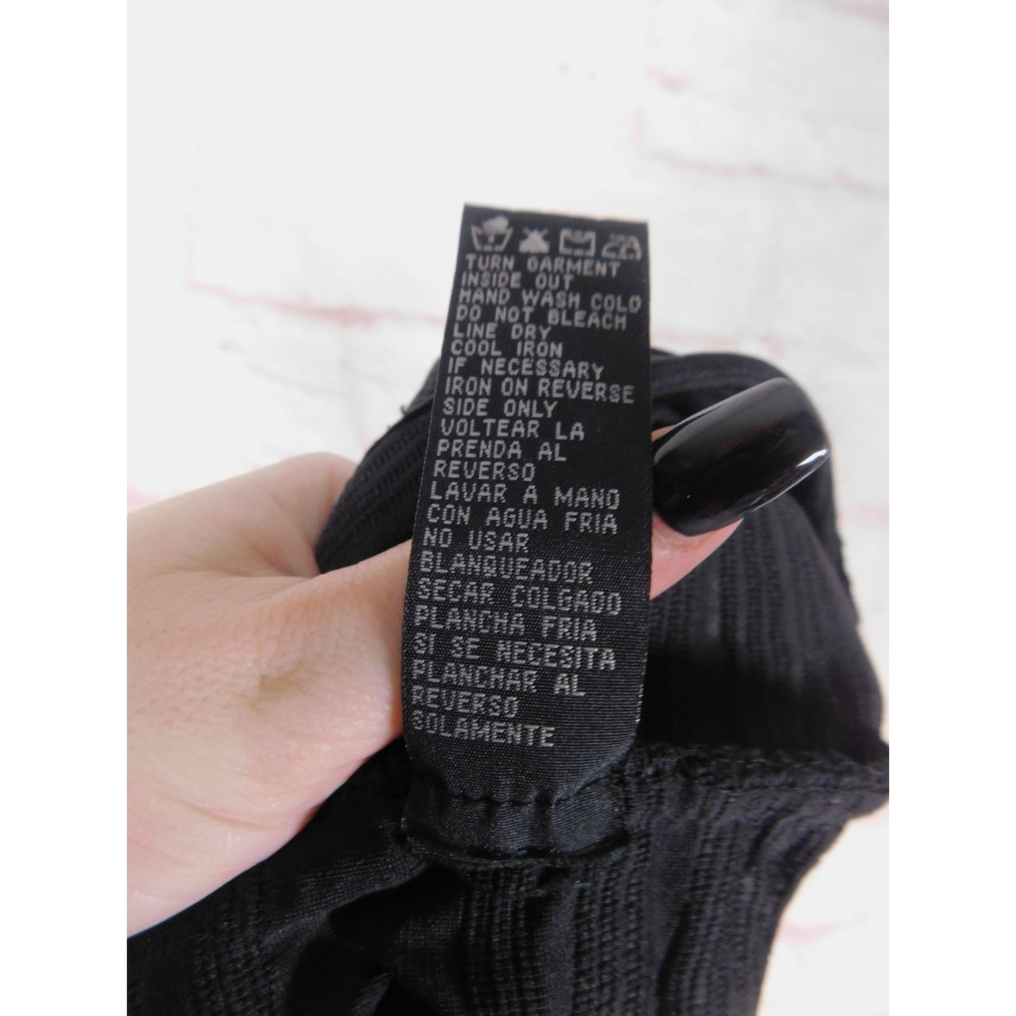 Scarlett Black Textured Gown 6 Beaded Waist Keyhole