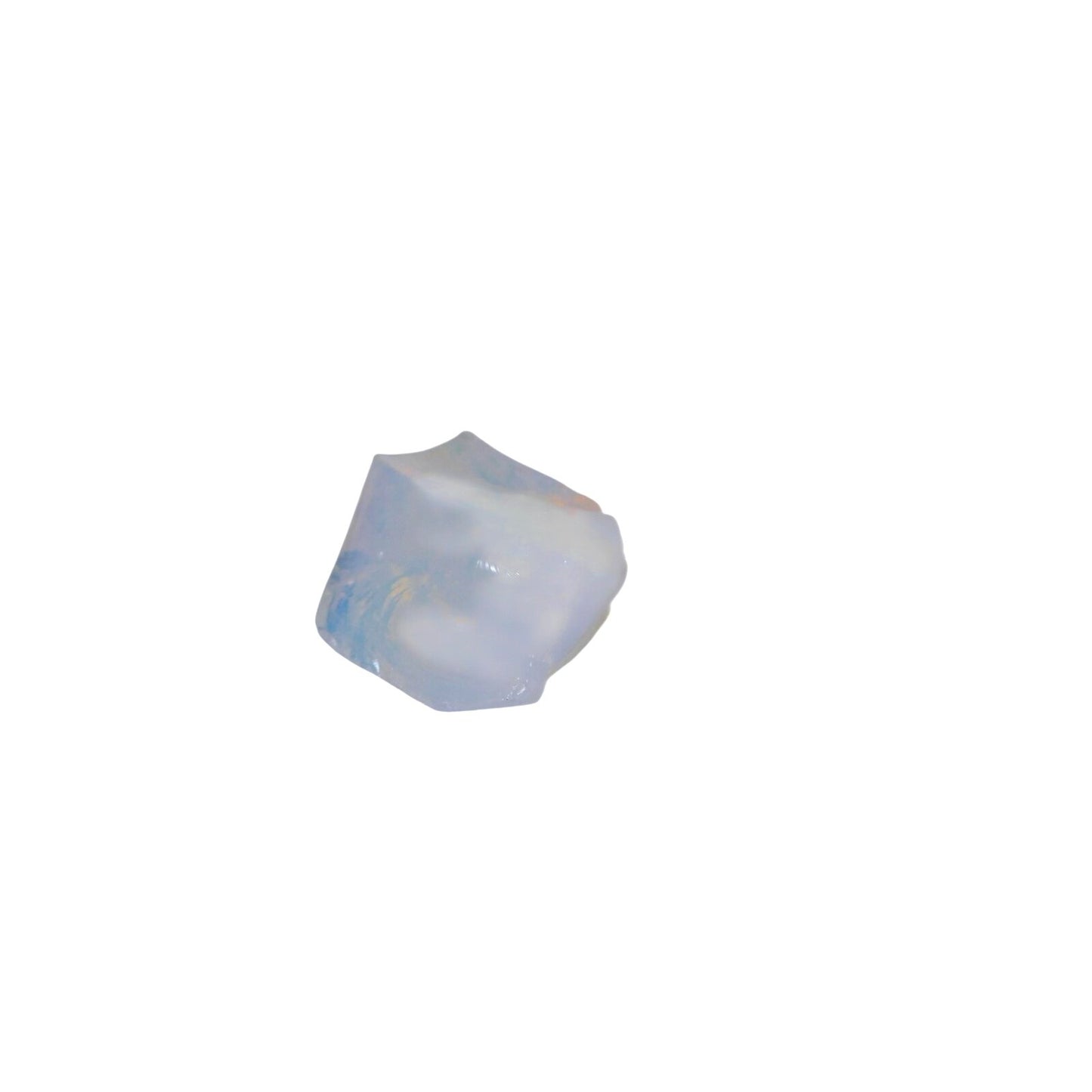 Opalite Rough Stone Blue Glow Glass Crystal Raw Healing Stone