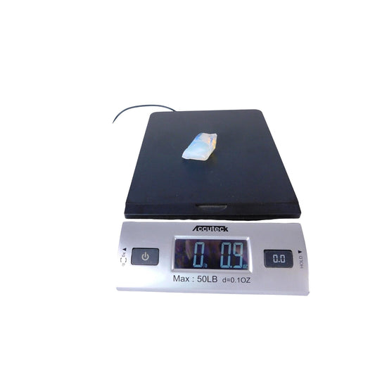 Opalite Rough Stone Blue Glow Glass Crystal Raw Healing Stone