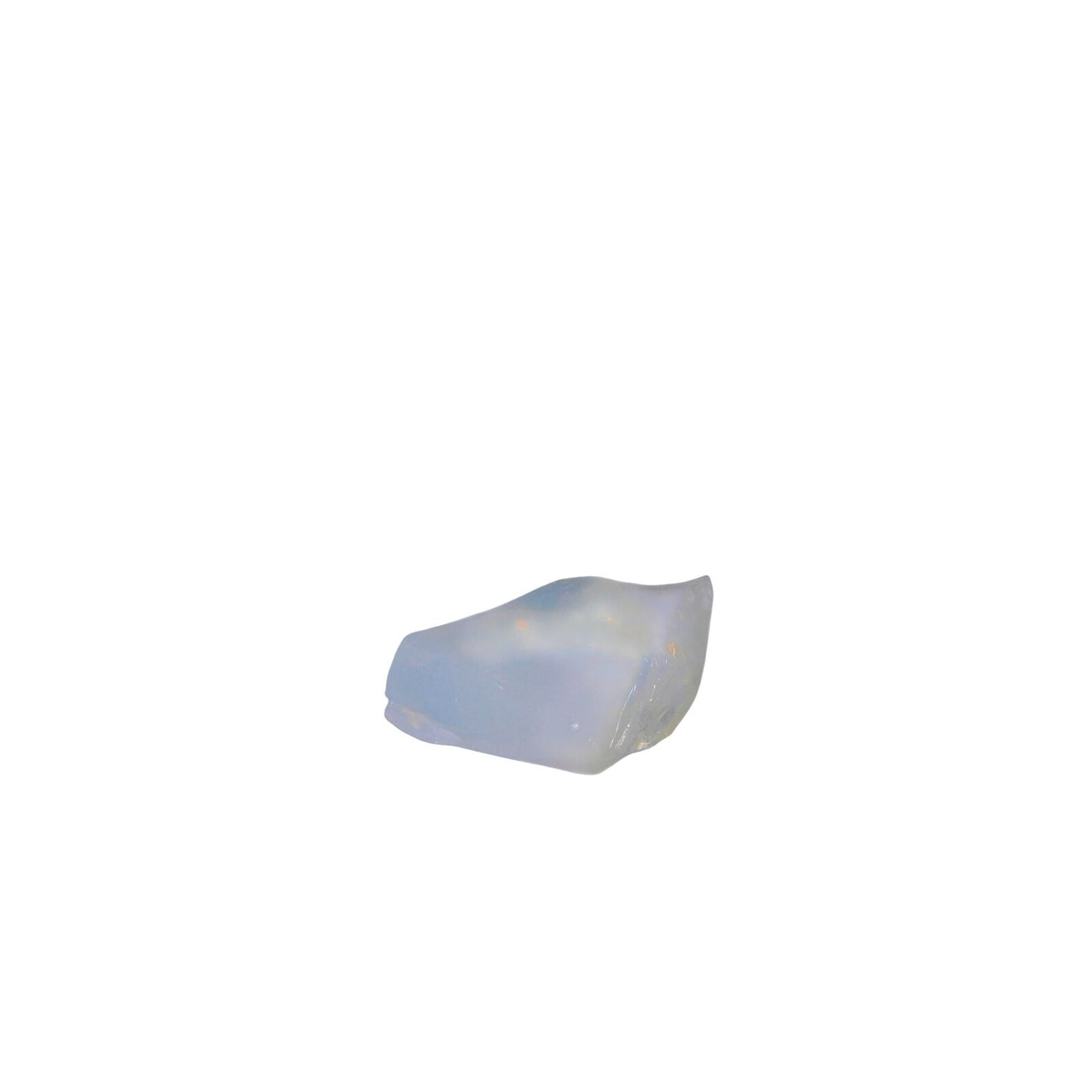 Opalite Rough Stone Blue Glow Glass Crystal Raw Healing Stone