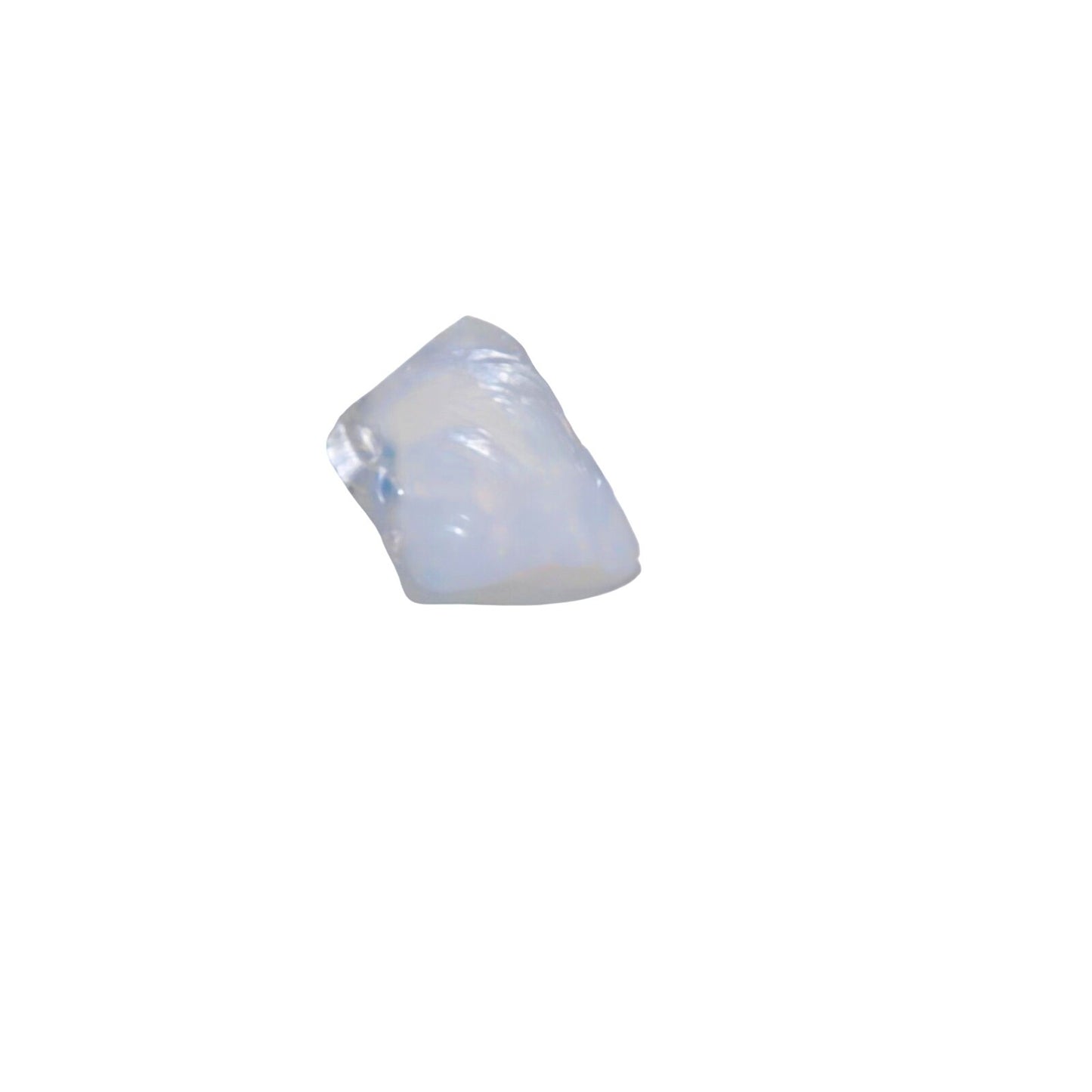 Opalite Rough Stone Blue Glow Glass Crystal Raw Healing Stone