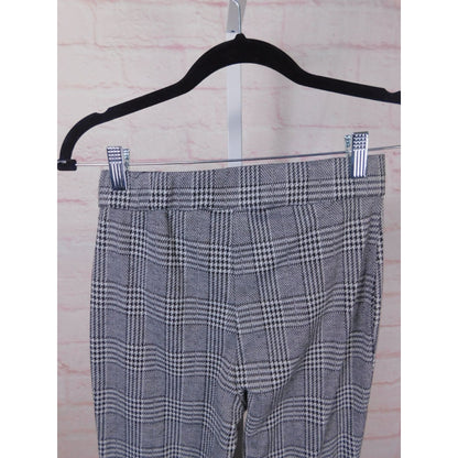 Fashion Nova Plaid High-Waist Pants S - Zipper Slim - Excellent