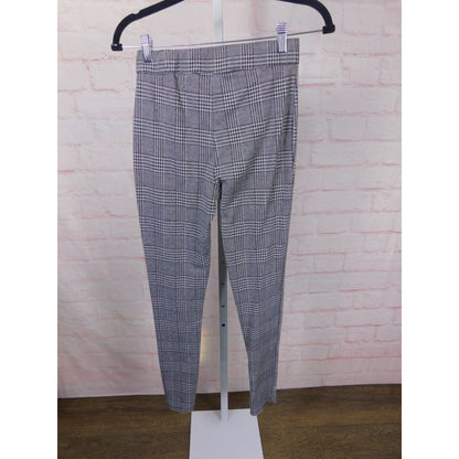 Fashion Nova Plaid High-Waist Pants S - Zipper Slim - Excellent