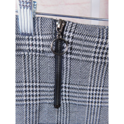 Fashion Nova Plaid High-Waist Pants S - Zipper Slim - Excellent