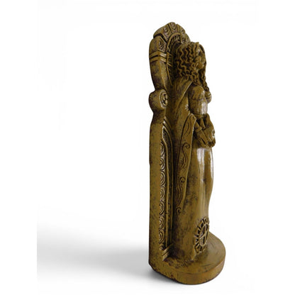 Brigid Goddess Statue Celtic Pagan Resin Figurine Altar Decor 7” Tall