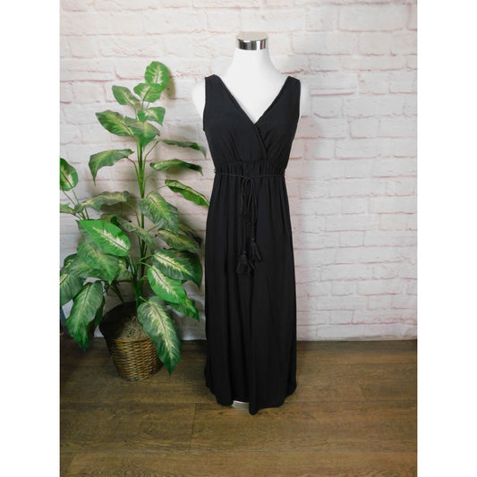 Shinestar Sleeveless Maxi Dress S Black