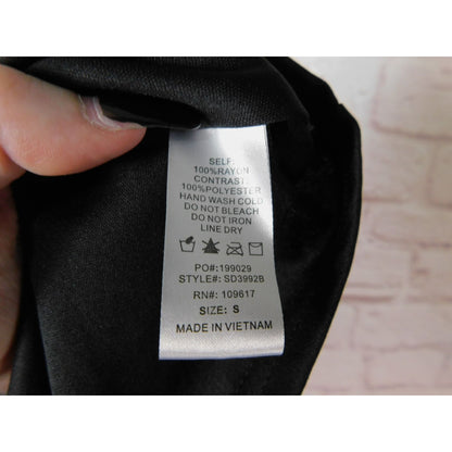 Shinestar Sleeveless Maxi Dress S Black