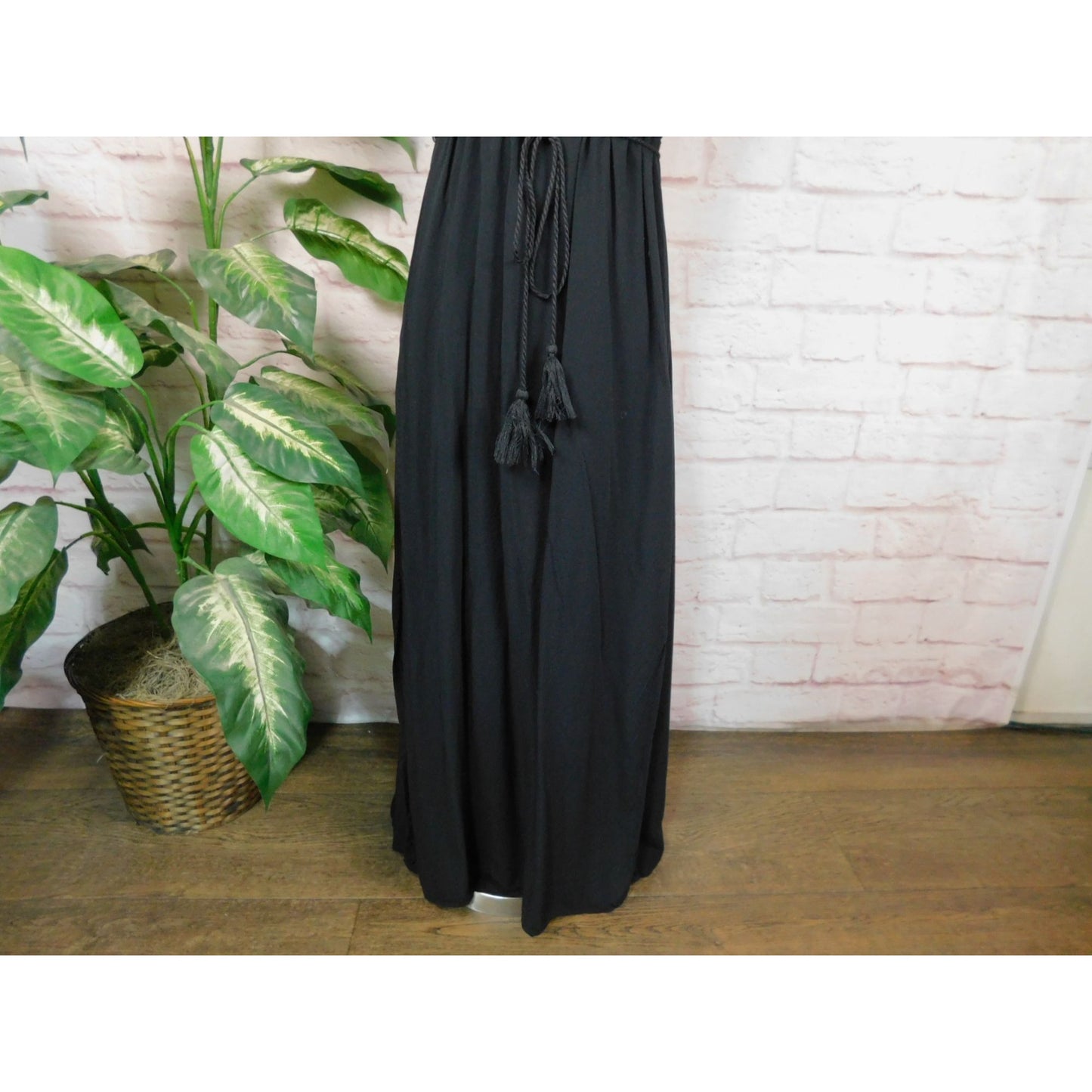 Shinestar Sleeveless Maxi Dress S Black